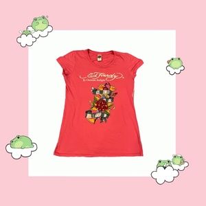 Ed Hardy Pink T-Shirt